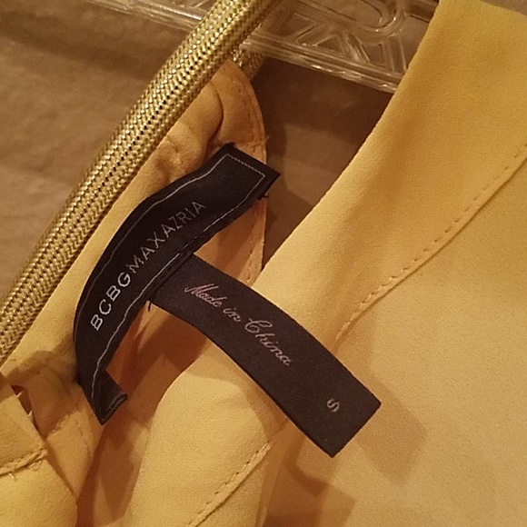 BCBG Maxazria Slit Sleeve Blouse Top Shirt with cut out sleeves - Picture 3 of 5